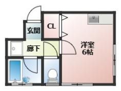 コーポ金山の間取り画像