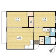 新涯マンションBの間取り画像