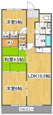 第14柴田マンションの間取り画像