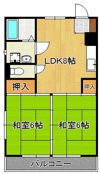 第2波多野ハイツの間取り画像