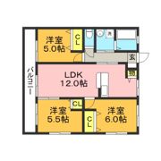 ガスガアルⅢの間取り画像