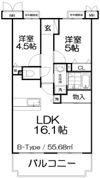 グレースコート香里園の間取り画像