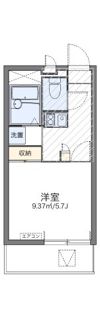 レオパレスオネスティⅢの間取り画像