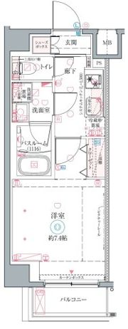 クレヴィスタ高砂Ⅱの間取り画像