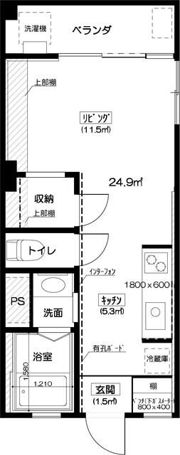西荻第2国際マンションの間取り画像