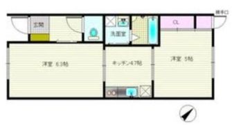 東尻池町7丁目住宅 No15の間取り画像
