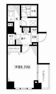 プライムアーバン千代田富士見の間取り画像