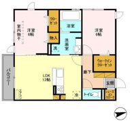 リビングNK原木中山の間取り画像