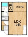 コーポ21の間取り画像
