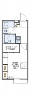 レオパレス湖月の間取り画像