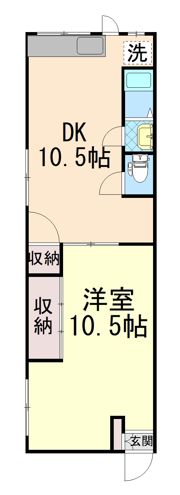 寺口マンションの間取り画像