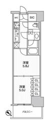 WORVE横浜伊勢佐木町の間取り画像