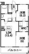 リッツ フィールドの間取り画像