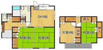 若松区東小石貸家の間取り画像