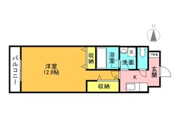 勝山町バートンの間取り画像