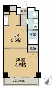 ウエセン幟町の間取り画像