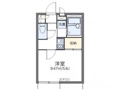 レオパレス虹の間取り画像