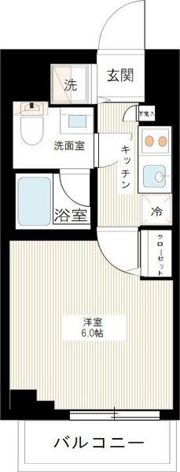 ラヴェニール横浜蒔田の間取り画像