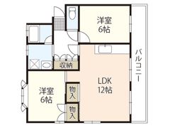 セントラル庚午第一マンションの間取り画像
