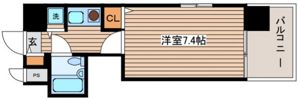 朝日プラザ横川駅前の間取り画像