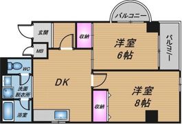 シャトー南船場の間取り画像