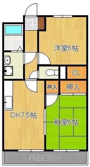 コーポレーション丸美の間取り画像