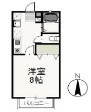 サンパティークBの間取り画像