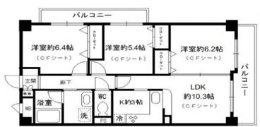 ファインコート鴻池南館の間取り画像