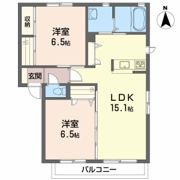 グランマスト古川北 A棟の間取り画像