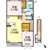 クレストヒルズD棟の間取り画像