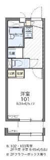レオパレス追浜の間取り画像