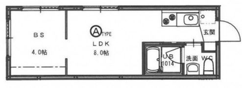 ニホコーポラスⅡの間取り画像