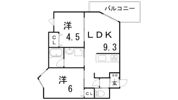 プリオーレ神戸大開通の間取り画像