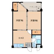 大次マンションの間取り画像