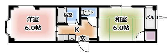 プレアール古川橋Ⅱの間取り画像