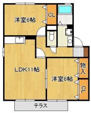 グランシャリオ・S B棟の間取り画像
