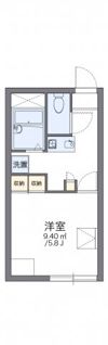 レオパレス大麻新町の間取り画像