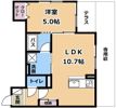 ウォグノォつきのわの間取り画像