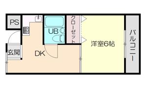 アーバンコート徳島 1st Avenueの間取り画像
