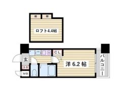 エステムコート三宮EASTポルトマーレの間取り画像