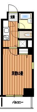 スカイコート高輪壱番館の間取り画像