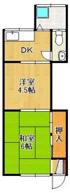 竹下荘の間取り画像