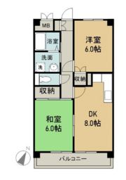 西冨ビルの間取り画像