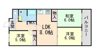 ハイツときわの間取り画像