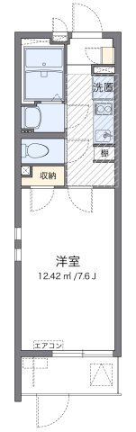 クレイノドエル 大久保Bの間取り画像