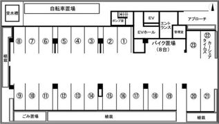 ハルフィー江坂の間取り画像