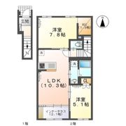 北方町中島字東郷新築APの間取り画像