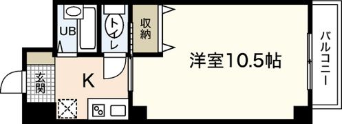マンション雄創の間取り画像