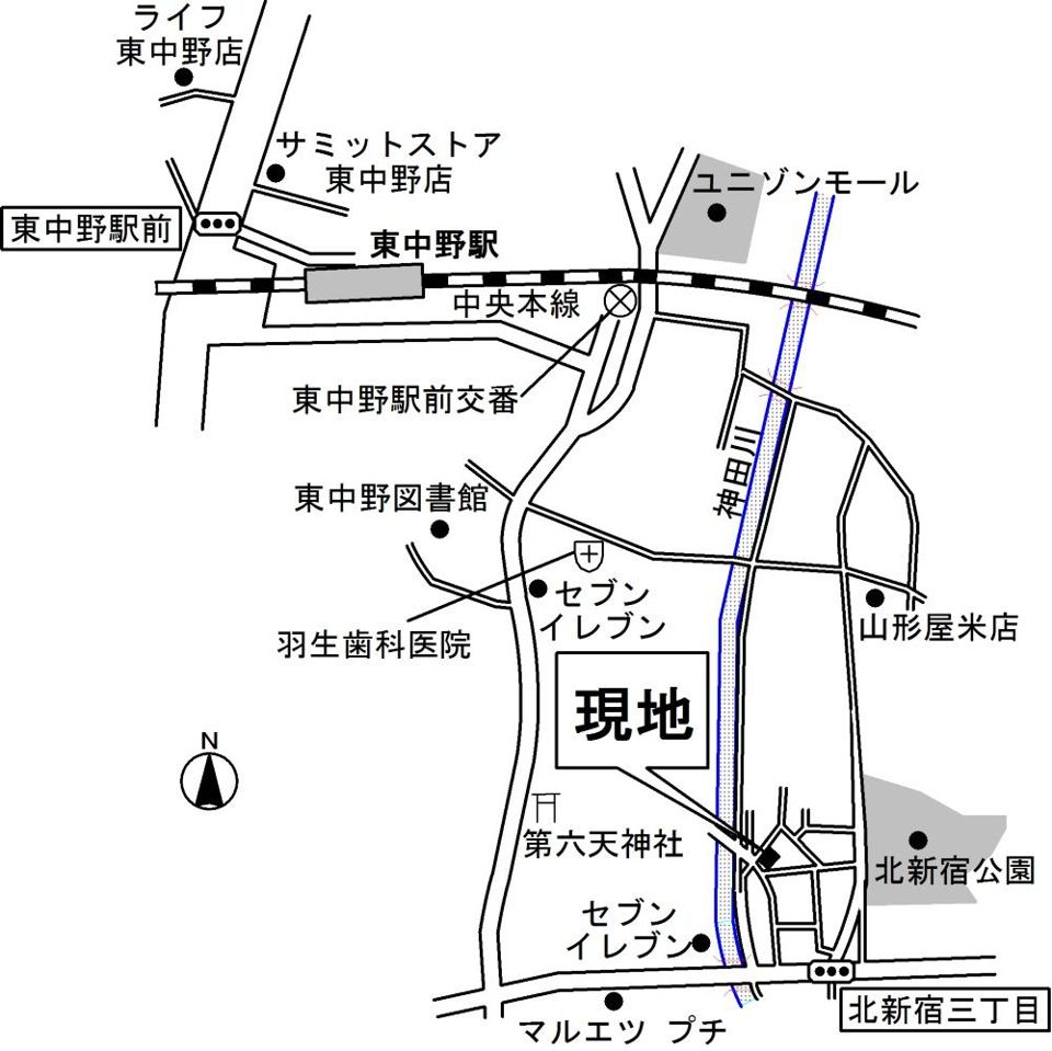 近くに施設あり