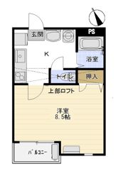 TAKEYARIハイツⅡの間取り画像
